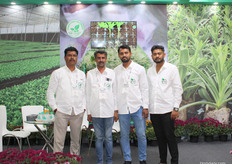 Shashi Kumar, Jagadeep, Jagadeep and Tharun of Tharun Farms and Nursery.