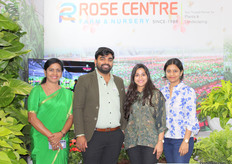 Varalakshmi, Hemanth, Manasa, and Navya of Rose Centre Plant and Nursery showcase their family’s legacy in planting and landscaping.