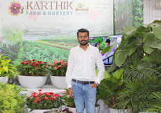 Karthik Balaraj's family nursery exports diverse outdoor and indoor flowering and ornamental plants.