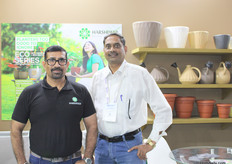 Mr. Tiwari and Krishna Murthy of Harshdeep Hortico.