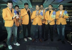 The HortiConnect Leadership: Bhavin Thakkar (MD Sonite Agriventures), MD. Rafiulla (MD HR Traders), Srikant Bollapally (MD Vensai Flora, President GFCI), S. K. Gutgutia (Chairman Florance Flora, HortiConnect India), Rajendra Kumar (MD Dutch Flora), Rownak Gutgutia (Director Florance Flora) and Rajeeb Kumar Roy (MD Agriplast Tech India)