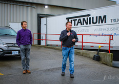 Brad Burke and brian Zanuttini, showed us arround the whole facillity