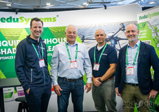 Arjan Bakker, Peter Heemskerk, Mike Eaton and Barry Zuidgeest, Mardenkro, showing the RedySystems shade products