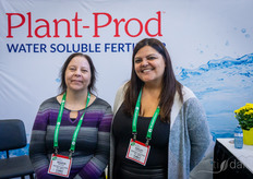 Sharok Brown and Ashley Capitano, Plant-Prod, offering soluble fertilizers