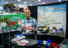 Raghu Nathan, Concept Platics, shows several of their plastic solutions