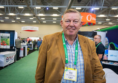 Rene Polak, Ushio Europe, visits the tradeshow