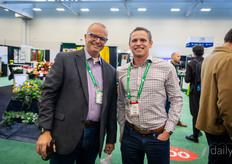 Jan Vanderhout (Beverly Greenhouses) and Chris Duyvelshoff, The Grower Magazine