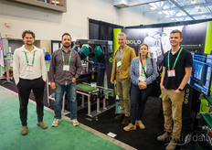 Shown at their booth is the cooperative robot by 4XRobots. In the photo Steffen Enemark, who recently joined the robotics company, and Maria Gravesen, with the Bold Robotics team: Owen Blokker, Bill Vandenoever and Peter Pilling