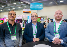 Michael Lee (Planti) with Paul de Vries, and John Luijendijk, Broekman Logistics