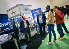 Kelsey Medeiros & Sam Abdelamalek show one of the Systemex Automation solutions