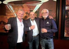 Richard Colasanti & David Boutros, Excalibur Plastics, and Bruno Carnevale (Sun Parlour) opt for the exhibition after the exhibition