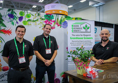 Andrew Morse, Cary Gates and Dejan Kristan, Flowers Canada Growers