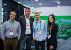 John Albers, Homestead Growers Niagara, visited Garrett Walsh, Pascal van der Wijngaart, and Joanna Dowbiggin, Mprise.