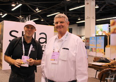 Lars Jensen, AirTray Technologies and Klaus Madsen, Schur Star Systems, are not only walking the show together or sharing a booth together, they are working together developing various products.