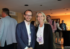 Mark Zonnenberg and Caroline Feitel, Netherlands Embassy