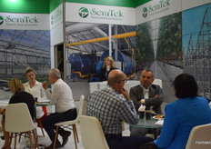It is busy at the booth of SeraTek