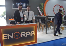 Murodzhan Orazmetov and Bahri Cinardal from Enorpa, a company with lot's of knowledge about heating systems.