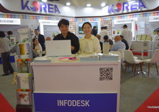 This year a very big booth for Korean companies