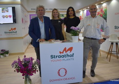 Ted van Dijk van Dummen Orange, Alena Groenveld-Hryshkevich, Ferus and Nikos Zigogiorgos from Straathof Young Plants