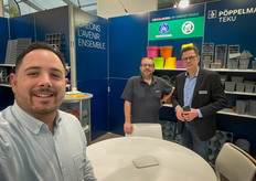 Philippe Fuhrer, Sébastien Gras and Patrick Gay are present at Poppelmann TEKU