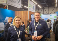 Daria Noda & Ronald Hoek representing Blue Radix in the Divatec booth