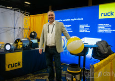 Matt Sherman, Ruck Air Movement, lets the ball show what their equipment can do