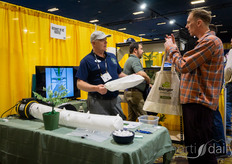 Tom Boothe. greenduct by Fibertec, shows the pattern in the sleeves, which can be designed for airflows between 25-100% of nominal airflow