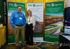 Gino Roy and Elaine Lanteigne, TTL Organics. The company is adding a new mixing line so that under their new brand, they will produce custom mixes for growers