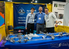 Adam Meyer, Matt Lawton and Jordan Bird, CMP Water. They are helping growers on city water decreasing their costs up to 30 per cent