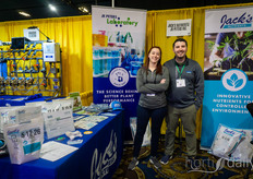 Lauren Houston and Mason Day, Jacks Nutrients / JR Peters Laboratory, offering the combination of why your plants behave in a certain way, and the nutrients to support them