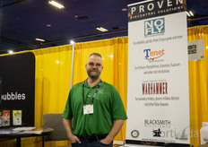 James Kowalski, Blacksmith Bioscience, shows various proven biocontrol solutions