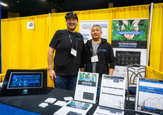 Joe Saito and Michael Nguyen, CCMS, short for Cultivation Control Monitoring System. With a strong background in cannabis, they are also helping more and more floricultural and food growers