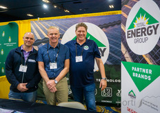 Mike Eaton, Lumiforte, Dennis van Alphen and Arthur Kroon, Total Energy Group