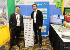 Jonathan Wong-Hinch and Ryan Bento with Meteor Systems showing. Showing the X hole floating raft