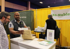 Rodrigo Pereyra Goodleaf farms is taking a look at the boot of Re-Nuble. Franklin Hendrikson showing the ReNu Terra Plugs