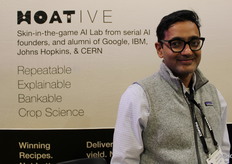 Ashwin Ramasamy, Moative. They partner with growers and build proprietary AI for things like predicting yield, better energy and labor management, and so on
