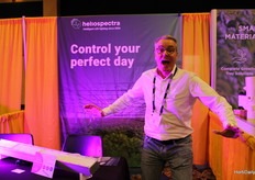 Denis Dullemans with Heliospectra, so happy to share about their grow lights