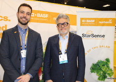 At this show, Nunhems BASF showcased the varieties of StarSence and especially the Finstar lettuce. José De Los Llanos and Carlos Umana