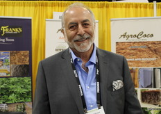 Frank Chavez with AgroCoco. New is the Uncle Frank’s Planting Mix
