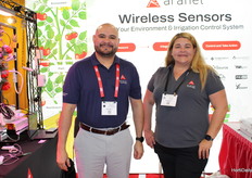 Sergia Cristancho and Evija Gosse with Aranet
