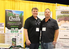 Shawn Brissette of What Rebates on the right visited Michael Montagano with Quality Horticulture
