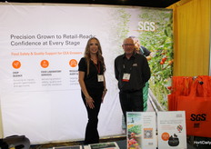 Lynn Byrns and Jack Legg with SGS
