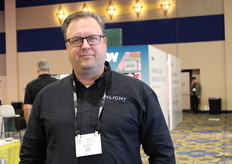 Joost van Rooij with NLight walking the show
