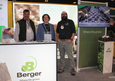 Chuck Buffington, Andrea Doucet Donida and John Santoro with Berger
