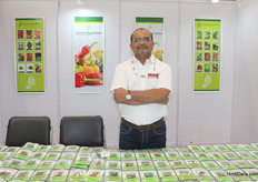 Ravindra Ramkisan Sawant with Bio Spectrum Seeds showcased diverse vegetable, herb, and flower seeds.