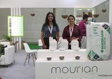 Shivani and Bhavna with Mourian Agro, a second-generation family business manufacturing and exporting coco products, peat moss, seeds and garden articles.