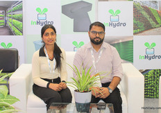 Anand Pandey of Intergrated Hydroponics India highlighted their HDPE NFT channels, Dutch Buckets, wick pots and vertical garden walls.