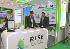 Aditya Agrawal and Vijay Yadav of Rise Hydroponics talked on hydroponic systems, turnkey protected cultivation, subsidy guidance, and automated farming. Their model spans 5-100 acre projects across Indian states, Africa, Oman, and the UAE.