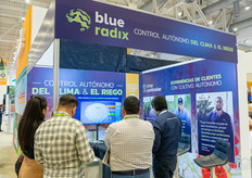 Always busy is Blue Radix´s booth. Making growing easier and better with autonomous controls is a key topic for many growers