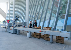 Several Belca Packing Machines were set up at the exterior of the Expo.